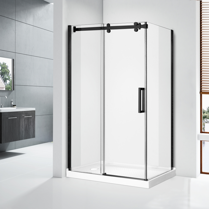 Portes de douche coulissante en verre de salle de bain de salle de bain personnalisée (HC419FR)