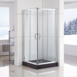 Boîtes de douche de salle de douche de salle de bain coulissante en verre coulissant sur mesure (WS-C090)