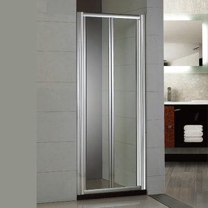 Portes de douche à bifold en verre clair en verre clair (HB-B900)