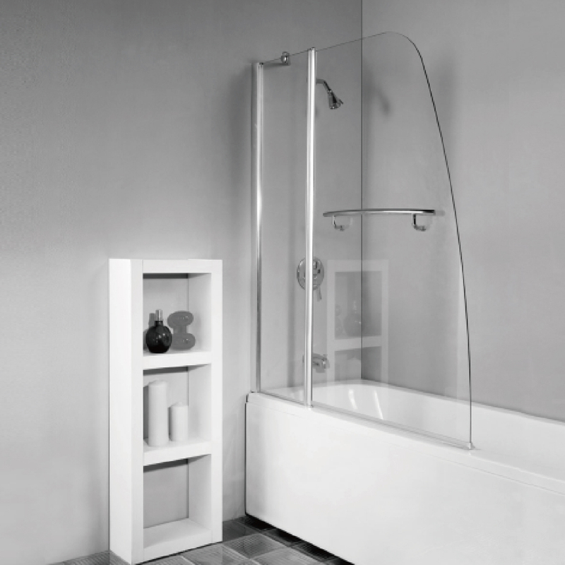 Portes de douche Swead sans cadre sur mesure Écrans de bain oscillant (BS-40T)