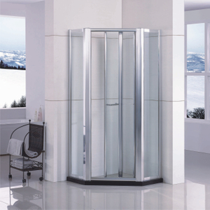 Portes de douche à bifold en verre encadré de la maison NEO NEO (WS-DB090)