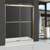 Portes de douche coulissantes coulissantes de style coulissantes de la salle de bain (HX421-A)