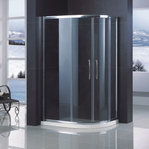 Coffre-mains de douche de douche en verre coulissant de la salle de bain personnalisée (QA-R1200900)