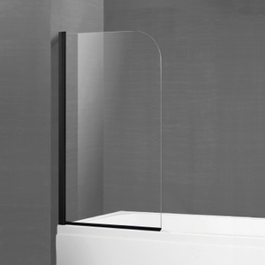 Portes de douche Swing noires personnalisées Portes de douche Screens de bain (BS-10)