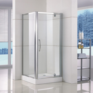 Boîtes de douche à pivot en verre encadré sur mesure pour la salle de bain (WS-PS090)