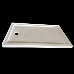 Plateaux de douche acrylique rectangulaire rectangulaire à domicile (H-ACR-6032-R-F)