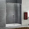 Portes de douche coulissantes coulissantes en verre clair sur mesure (HX420)