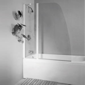 Portes de douche de bain à mesure sur mesure Baignoire Swing Bain écrites (BS-40)
